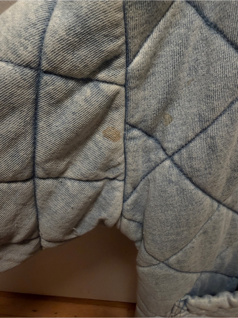 Quilted Light Blue Women's Jacket - Picture 5 of 5